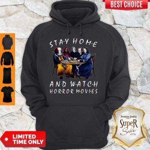 Cute Stay Home And Watch Horror Movies Covid-19 Hoodie