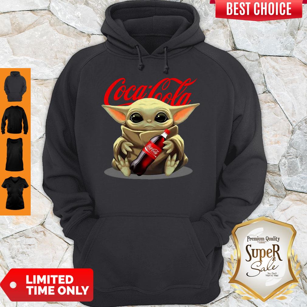 Top Star Wars Baby Yoda Hug Coca Cola Hoodie Top Star Wars Baby Yoda Hug Coca Cola Hoodie