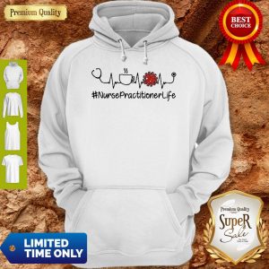 Top Heartbeat NursePractitionerLife Stethoscope Coffee Coronavirus Hoodie