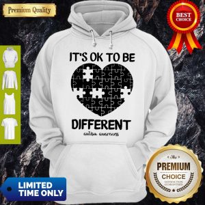 Official It’s Ok To Be Different Autism Awareness Hoodie