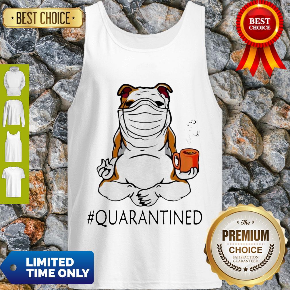 Nice Bulldog Face Mask #Quarantined Tank top Nice Bulldog Face Mask #Quarantined Tank top