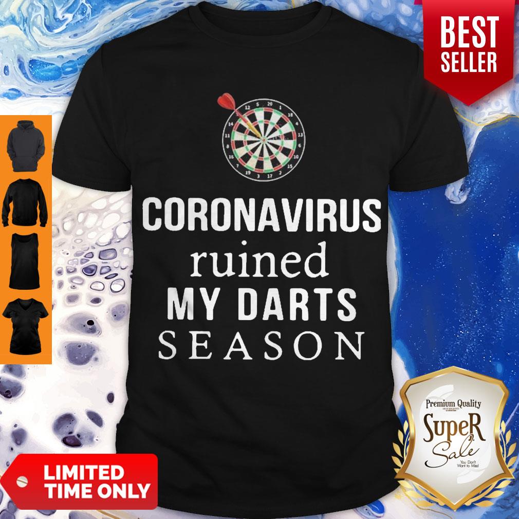 Official Coronavirus Ruined My Darts Season Shirt