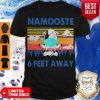 Nice Cow Mask Namooste 6 Feet Away Vintage Shirt