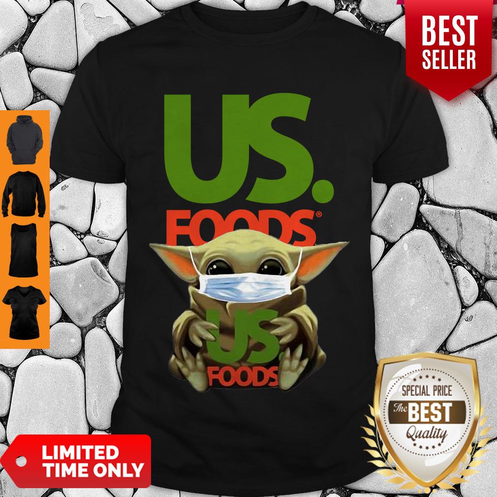 Funny Baby Yoda Mask US Foods Coronavirus Shirt