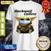 Premium Star Wars Baby Yoda Face Mask Hug Rockwell Collins Shirt