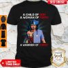 Wonder Woman Nurse A Child Of God A Woman Of Faith A Warrior Of Christ Shirt