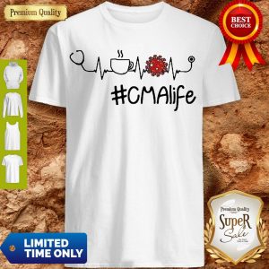 Official Heartbeat Cmalife Stethoscope Coffee Coronavirus Shirt