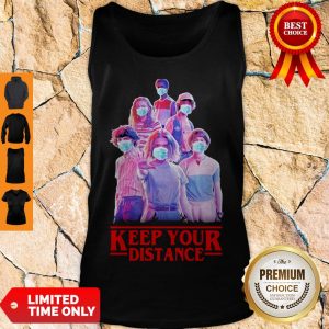Strangerthings Eleven Mike Will Max Dustin Lucas Season Keep Your Distance Covid-19 Tank Top