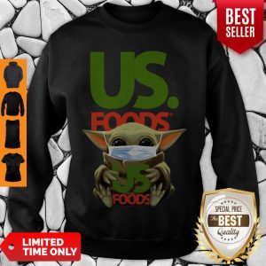 Funny Baby Yoda Mask US Foods Coronavirus Sweatshirt