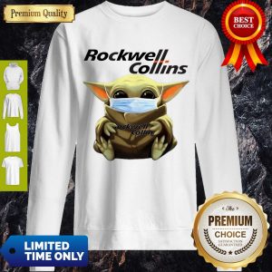 Premium Star Wars Baby Yoda Face Mask Hug Rockwell Collins Sweatshirt