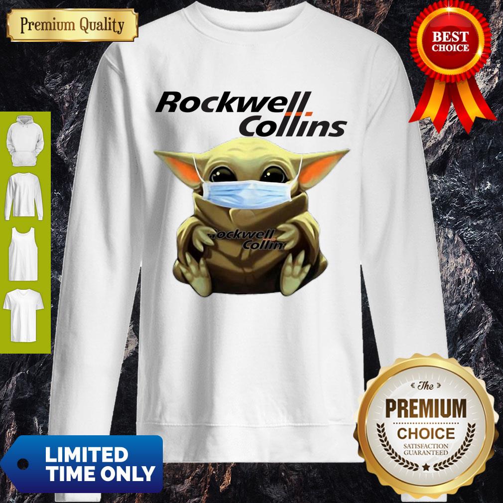 Premium Star Wars Baby Yoda Face Mask Hug Rockwell Collins Sweatshirt Premium Star Wars Baby Yoda Face Mask Hug Rockwell Collins Sweatshirt