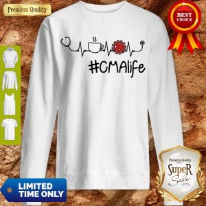 Official Heartbeat Cmalife Stethoscope Coffee Coronavirus Sweatshirt
