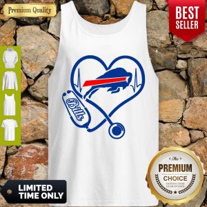 Official Buffalo Bills Nurse Heartbeat Tank Top