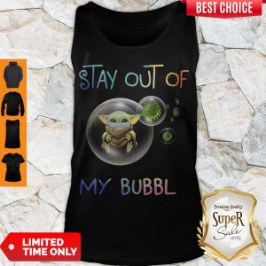 Cute Baby Yoda Corona 2020 Stay Out Of My Bubble Tank Top