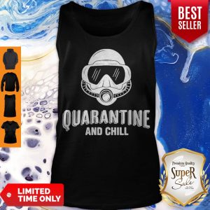 Funny Diver Quarantine And Chill Tank Top