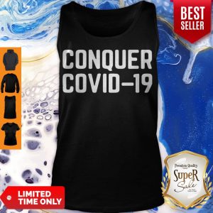 Top Conquer Covid 19 Tank Top