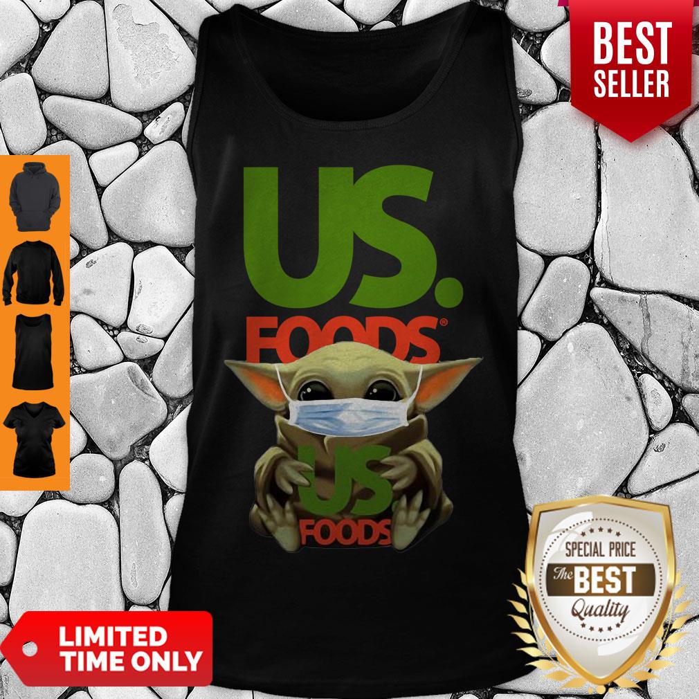 Funny Baby Yoda Mask US Foods Coronavirus Tank Top Funny Baby Yoda Mask US Foods Coronavirus Tank Top
