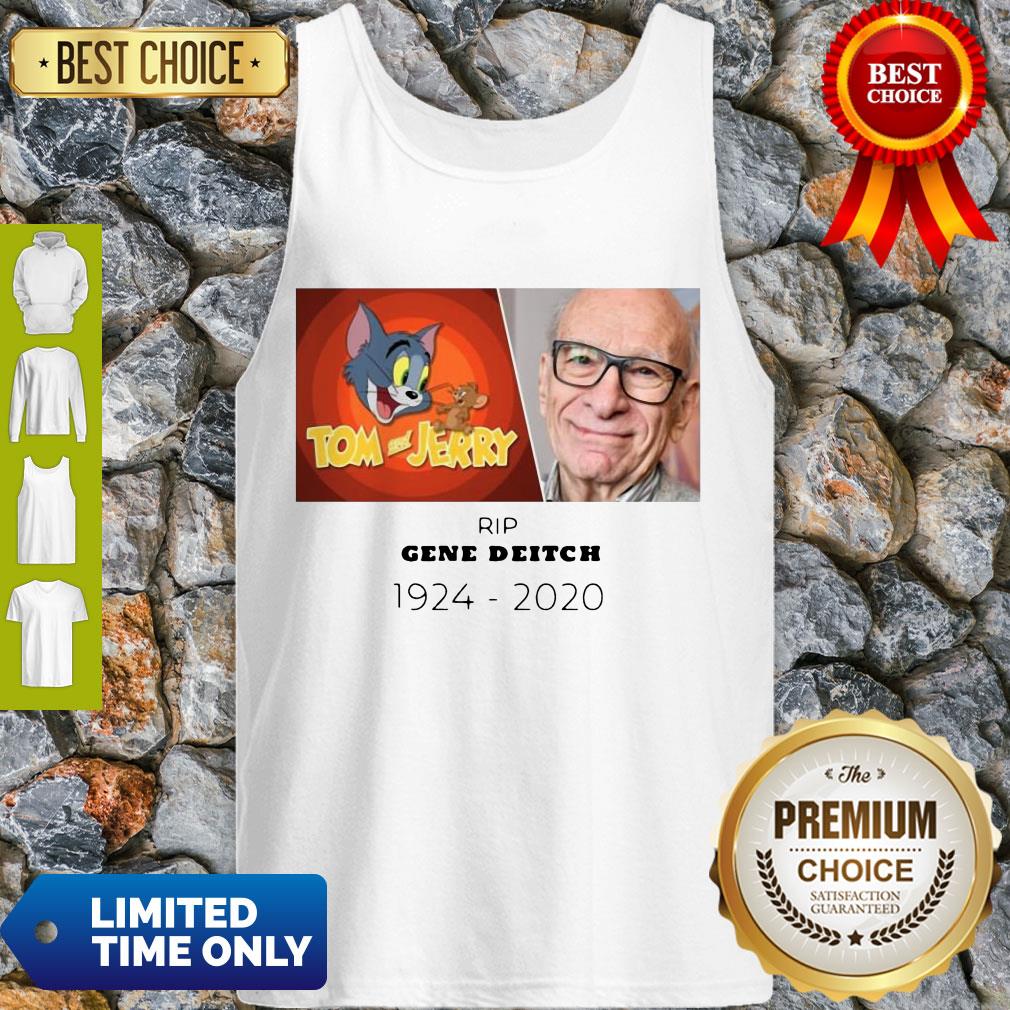 Top Rip Gene Deitch 1924-2020 Tom And Jerry Tank Top Top Rip Gene Deitch 1924-2020 Tom And Jerry Tank Top