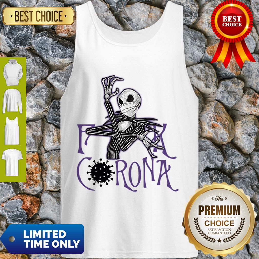 Premium Jack Skellington Fuck Corona Tank Top Premium Jack Skellington Fuck Corona Tank Top