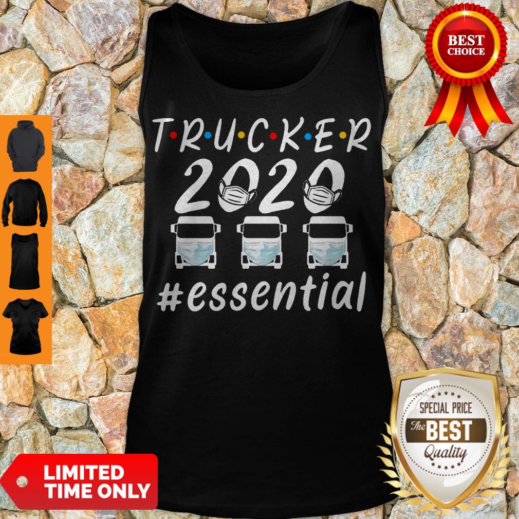 Awesome Trucker 2020 Essential Coronavirus Tank Top Awesome Trucker 2020 Essential Coronavirus Tank Top
