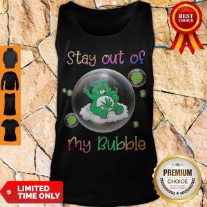 Official Bear Smoking Weed Stay Out Of My Bubble Coronavirus Tank Top