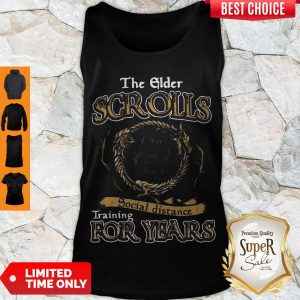 Nice The Elder Scrolls Social Distance Training For Years Tank Top