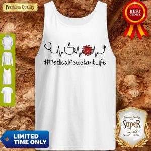 Nice Heartbeat Medical Assistant Life Stethoscope Coffee Coronavirus Tank Top
