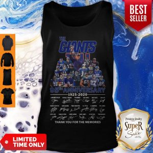 Funny The New York Giants 95th Anniversary 1925-2020 All Signature Tank Top