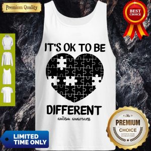 Official It’s Ok To Be Different Autism Awareness Tank Top