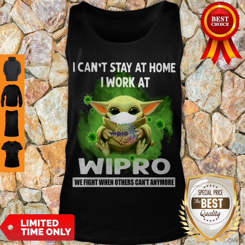 Nice Baby Yoda Mask I Can’t Stay At Home I Work At Wipro Covid 19 Tank Top Nice Baby Yoda Mask I Can’t Stay At Home I Work At Wipro Covid 19 Tank Top
