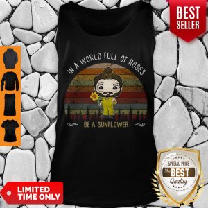 Top Post Malone In A World Full Of Roses Be A Sunflower Sunset ShirtTop Post Malone In A World Full Of Roses Be A Sunflower Sunset Tank Top
