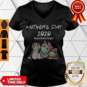 Top Shih Tzu Mother’s Day 2020 #Quarantined V-neck