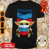 Top Star Wars Baby Yoda Mask Hug Chevron Covid-19 Shirt