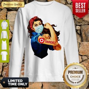 Top Strong Woman Mask Tattoo Target Sweatshirt