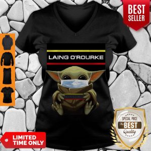 Official Baby Yoda Mask Laing O'Rourke Coronavirus V-neck