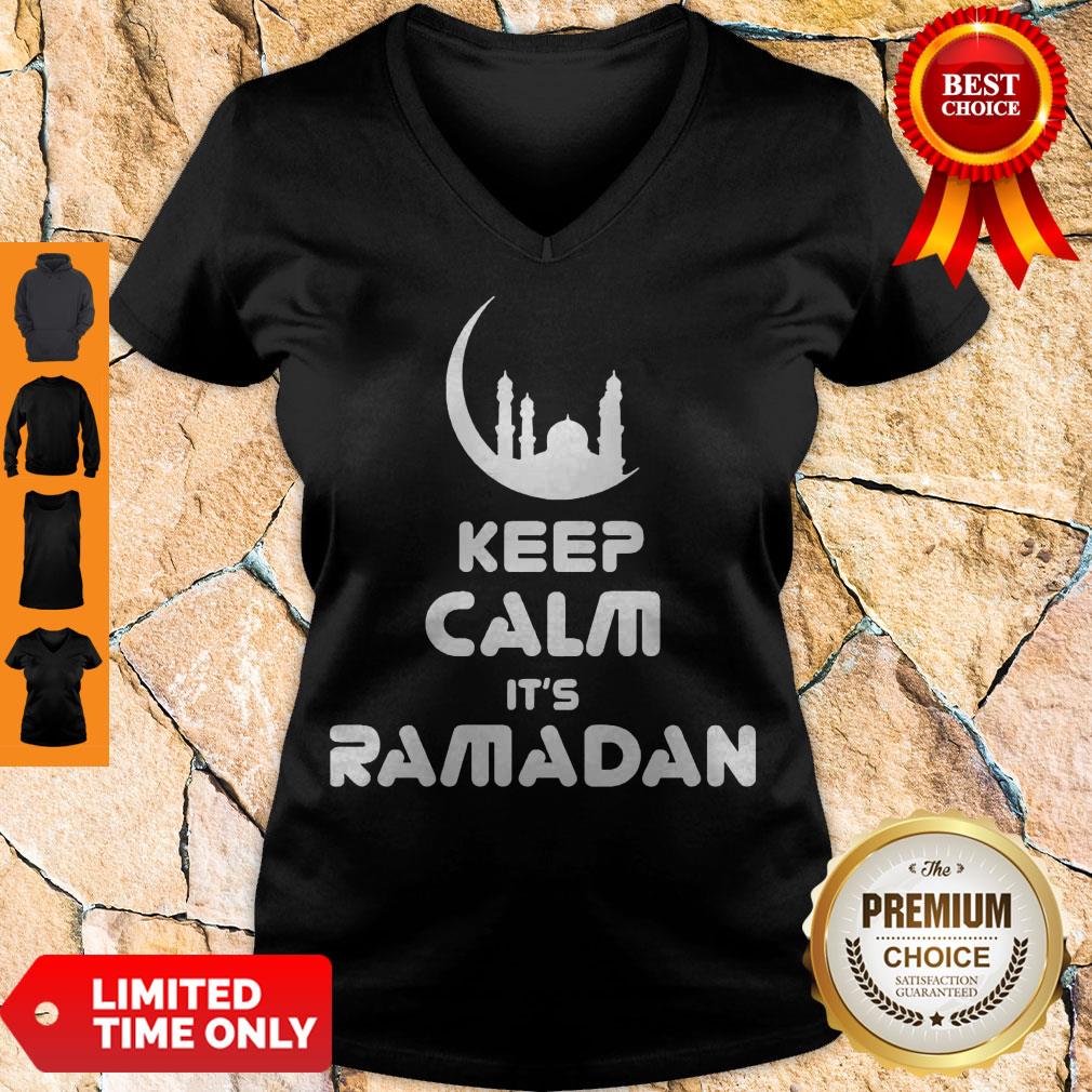 Premium Keep Calm Its Ramadan V-neck Premium Keep Calm Its Ramadan V-neck