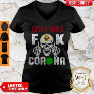Hot Guns N Roses Skull Fuck Corona V-neck