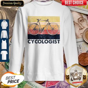 Cycling Cycologist Vintage Sweatshirt