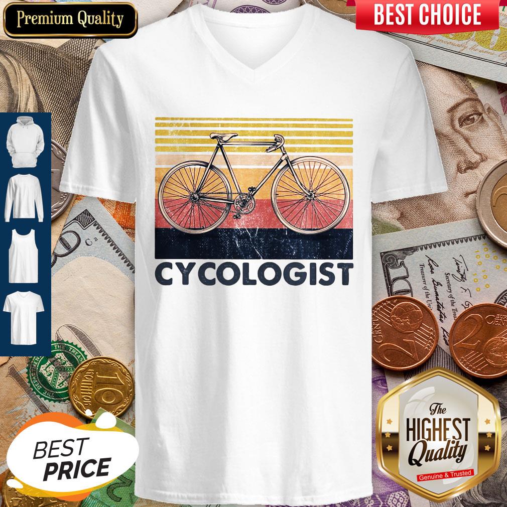 Cycling Cycologist Vintage V-neck Cycling Cycologist Vintage V-neck
