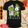 Friends Grinch And Snoopy Light Christmas Shirt