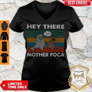 Hey There Mother Foca Vintage V-neck
