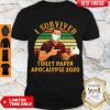 I Survived Toilet Paper Apocalypse 2020 Vintage Shirt