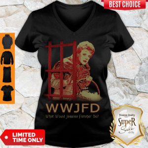 Jessica Fletcher WWJFD What Would Jessiea Fletcher Do Vintage V-neck
