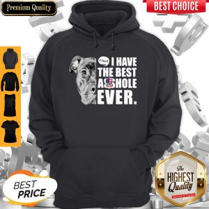 Pitbull I Have The Best Asshole Ever American Flag Hoodie