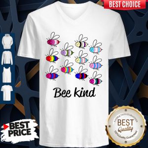Premium LGBT Bee Kind V-neck