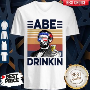 Premium US Drink Abe Drinkin V-neck