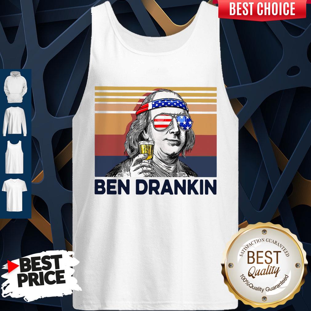 Premium US Drink Ben Drankin Tank Top Premium US Drink Ben Drankin Tank Top