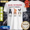 Social Distancing With My Bunnies Nibles Candy Spike Shirt