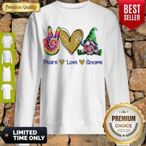Funny Peace Love Gnome Diamond Sweatshirt