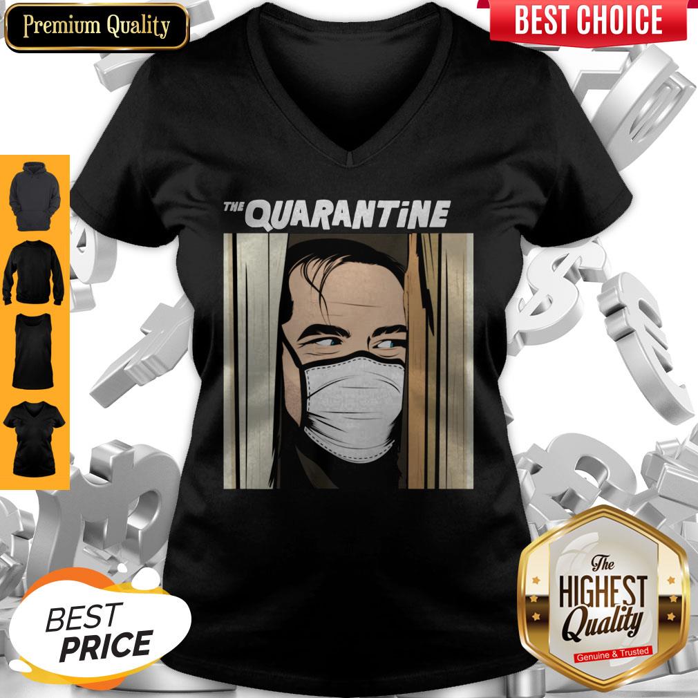 The Quarantine Man Mask V-neck The Quarantine Man Mask V-neck